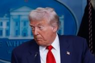 Press conference at White House - Source: Getty